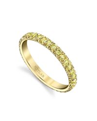 Harry Kotlar - Metallic French Cut Artisan Pave Band - Lyst