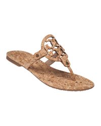 Tory Burch | Natural Miller 2 Cork Sandals | Lyst