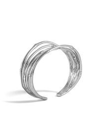 John Hardy | Metallic Bamboo Cuff | Lyst