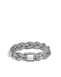 John Hardy | Metallic Braided Chain Bracelet | Lyst