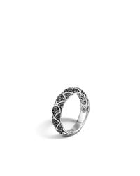 John Hardy | Metallic Naga Band Ring With Black Sapphire | Lyst