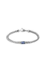 John Hardy | Blue Classic Chain Bracelet With Gemstone | Lyst