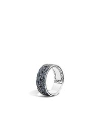 John Hardy | Classic Chain Band Ring With Blue Sapphire for Men | Lyst