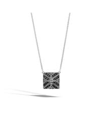 John Hardy | Modern Chain Necklace With Black Sapphire | Lyst