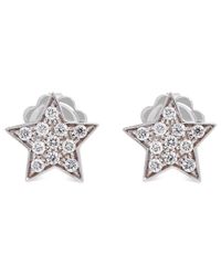 Spallanzani - Metallic Stella Starlight Stud Earrings - Lyst