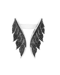 Stephen Webster - Black Magnipheasant Feather Open Ring - Lyst