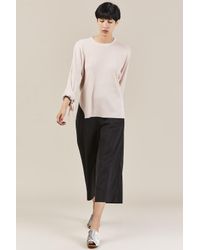 Tibi - Multicolor Merino Wool Tie Sleeve Sweater - Lyst