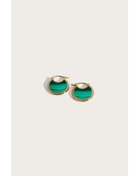 Pamela Love - Green Mojave Hoops - Lyst