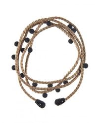 Rebecca de Ravenel | Metallic Le Cou Cou Wrap Necklace | Lyst