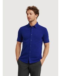 Kit and Ace - Blue Double Take Button Up for Men - Lyst