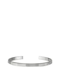 Le Gramme | Green 'guilloché Le 13 Grammes' Stud Sterling Silver Cuff for Men | Lyst