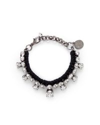 Venessa Arizaga | Black 'akiko' Swarovski Crystal Bracelet | Lyst