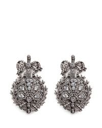 Anabela Chan | Metallic 'mirage' Diamond 18k Black Gold Plated Silver Drop Earrings | Lyst