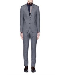 Paul Smith | Gray London Grey Soho Slim-fit Checked Wool Suit for Men | Lyst