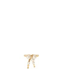 Chloé | Metallic 'kay' Swarokvski Pearl Charm Ring | Lyst