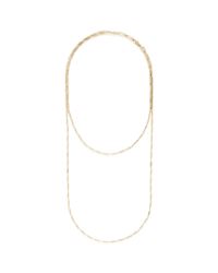 Eddie Borgo | Metallic Gold Plated Peaked Chain Necklace | Lyst
