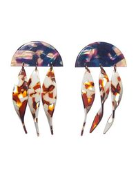 Lele Sadoughi - Multicolor Dangling Ivy Earrings - Lyst