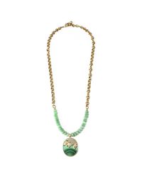 Lulu Frost - Multicolor Pond Medallion Long Beaded Necklace - Lyst