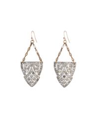 Lulu Frost - Metallic *vintage* Deco Earring 2 - Lyst