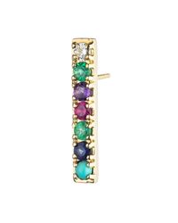 Lulu Frost - Multicolor Code Word Dearest Earring 18k Gold - Lyst