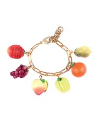 Lulu Frost - Metallic Tutti Frutti Charm Bracelet - Lyst
