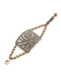 Lulu Frost - Metallic *vintage* Cut-steel Bracelet 1 - Lyst