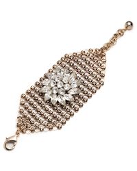 Lulu Frost - Metallic Mesh Bracelet - Gold - Lyst