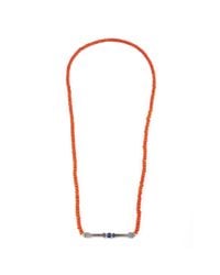 Lulu Frost - Orange G. Frost Protection Beaded Necklace - Lyst