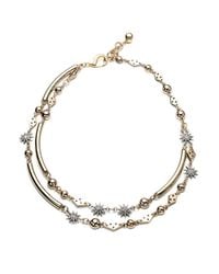 Lulu Frost - Metallic Channel Necklace - Lyst