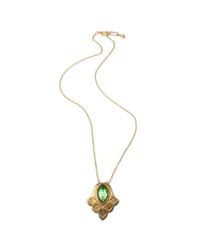 Lulu Frost - Green One Point Pendant #1 - Lyst