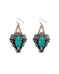 Lulu Frost - Black Sea Lucid Drop Earring - Lyst