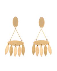 Lulu Frost - Metallic Vintage Modernist Journey Clip On Earrings - Lyst