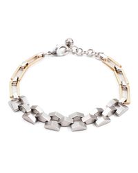 Lulu Frost - Metallic Grid-chain Choker - Lyst