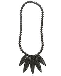 Mariah Rovery | Black Colar Penas Necklace | Lyst