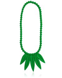 Mariah Rovery | Green Colar Penas Necklace | Lyst