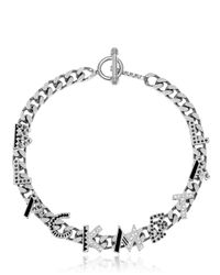Maria Francesca Pepe | Metallic Graffiti Necklace | Lyst
