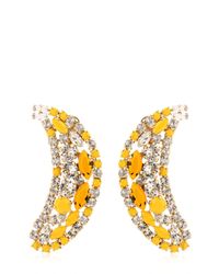 Shourouk | Yellow Banana Earrings | Lyst