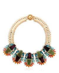 Anton Heunis | Metallic Flowers Motif Necklace | Lyst