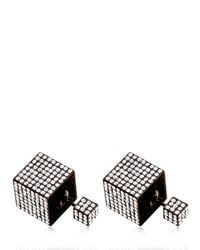 Vita Fede | Black Jumbo Double Cube Earrings | Lyst