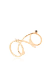 Delfina Delettrez | White Handroid Articulated Ring For Lvr | Lyst