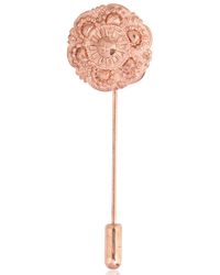 Alice Made This | Pink Francis Rose Gold Plated Pin for Men | Lyst