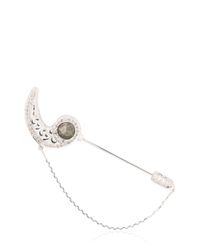 Marco Ta Moko | White Toki Pyrite And Diamond Pin | Lyst