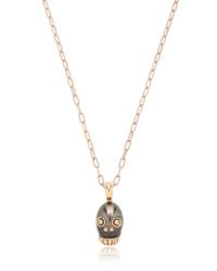 Samira 13 | Metallic Tahitian Pearl Skull Necklace | Lyst