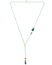 Katerina Psoma | Green Rosary Necklace | Lyst