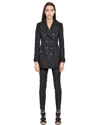 Burberry Brit | Blue Dillsmead Cashmere Blend Peacoat | Lyst