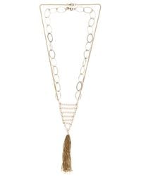 Gabriele Frantzen | Metallic Triangle Body Necklace | Lyst