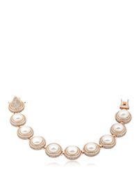 Eddie Borgo | Pink Pave Pearl Dome Bracelet | Lyst