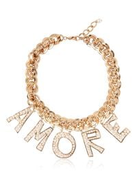 Dolce & Gabbana | Metallic Amore Necklace | Lyst
