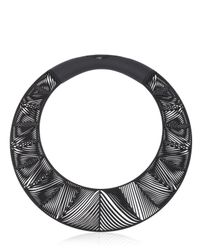Vojd Studios | Black Chevron Giant Torque Necklace | Lyst