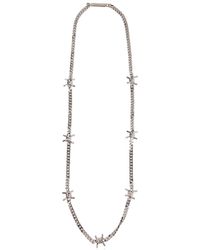 DSquared² | Metallic Barbed Wire Chain Necklace | Lyst